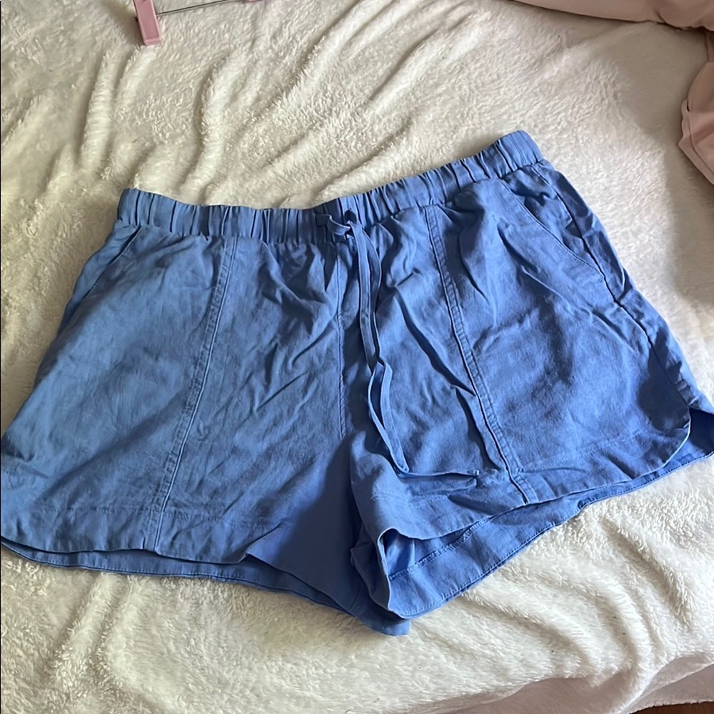 Universal Thread Blue Athletic Shorts Elastic Waist